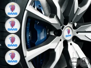 Saab Aufkleber Dome Stil Individuelle Rennsportembleme